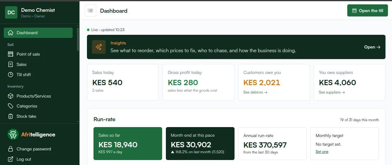 Pharmacy POS price in Kenya: what a chemist should pay
